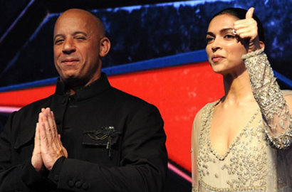 Pakai 'Rok' dan Cium Deepika Padukone, Vin Diesel Mau Kalahkan Ranveer?