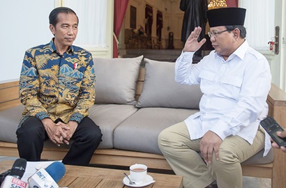 Prabowo Digadang-Gadang Maju Pilpres 2019, Jokowi Beri Tanggapan