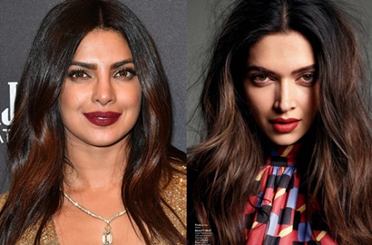 Sama-Sama Pakai Gaun Emas, Lebih Cantik Priyanka Chopra atau Deepika Padukone?