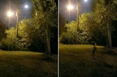 Heboh, Foto Viral Penampakan Hantu Anak Mirip Bayi Groot