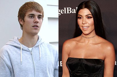 'Kencan' Bareng Justin Bieber, Kourtney Kardashian Pakai Bra Transparan