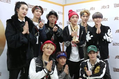 Ramai dan Meriah, NCT 127 Pamer Foto Bareng EXO-Minho dan Gong Myung Usai GDA