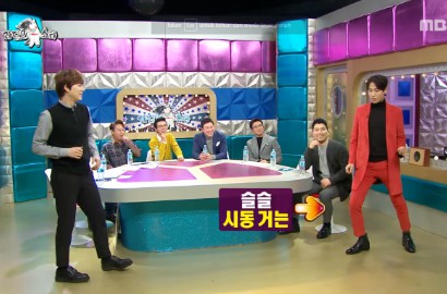 Serunya Kyuhyun dan Lee Ji Hoon Dance Battle di 'Radio Star'