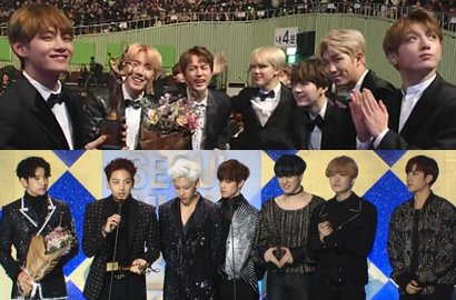 BTS Raih Best Music Video Awards, GOT7 cs Bawa Pulang Trofi Bonsang di SMA 2017