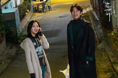 Gong Yoo Usil Goda Kim Go Eun Jadi Kim Shin di Pesta Syukuran 'Goblin'