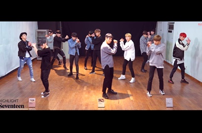 Muncul Gantian, Seventeen Kece di Video Latihan Dance 'Highlight'