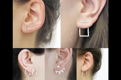 Tak Biasa, Intip Kerennya Anting Geometri yang Menipu Mata