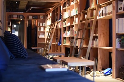 Hotel 'Book and Bed', Hadirkan Pengalaman Menginap Dikelilingi Buku