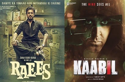 Begini Komentar SRK-Hrithik Roshan Soal Bentrok Film 'Raees' dan 'Kaabil'