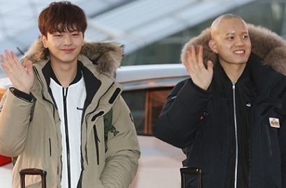 Intip Sungjae Cs Hujan-Hujan Mulai Syuting 'Laws of the Jungle' di Padang
