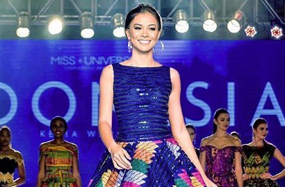Kalah di Miss Universe, Kezia Warouw Dipuji Seksi Berbikini dan Anggun Bergaun Merah
