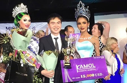 Super Cantik, Transgender Asia Raih Mahkota Miss Transeksual 2017