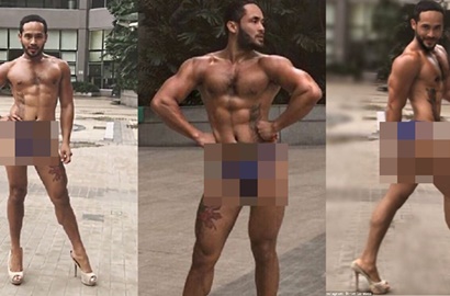 Intip Gaya Pria Berotot Ini Pamer Jalan Kemayu Ala Miss Universe