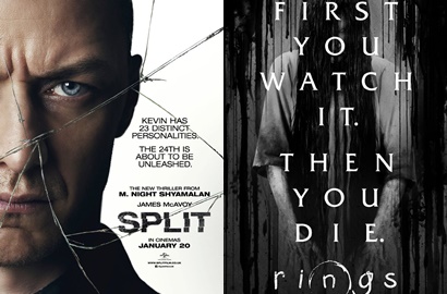 'Rings' Mulai Meneror, 'Split' Masih Jadi Jawara Box Office