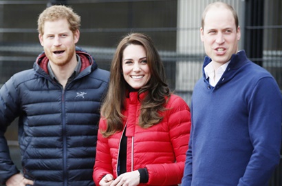 Tunjukkan Sisi Berbeda, Lucunya Kate Middleton dan Pangeran William Ikut Lomba Lari