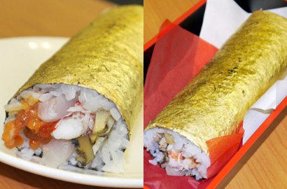 Dilapisi Emas Murni, Sushi Ini Dibandrol Seharga Rp 1,2 Juta