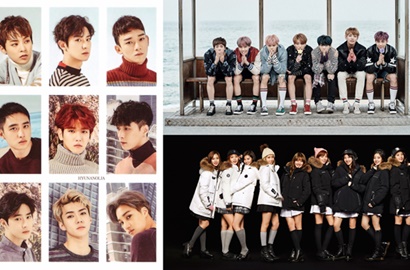 EXO, BTS dan Twice Masing-Masing Berharga Rp 116 Miliar
