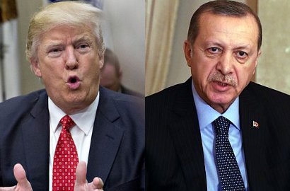 Perangi ISIS, Erdogan dan Trump Jalin Kerja Sama