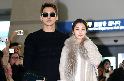 Santai Tapi Keren, Begini Gaya Rain-Kim Tae Hee Jalan-Jalan di Los Angeles