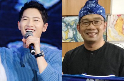Wajah Disandingkan, Lebih Ganteng Song Joong Ki atau Ridwan Kamil?