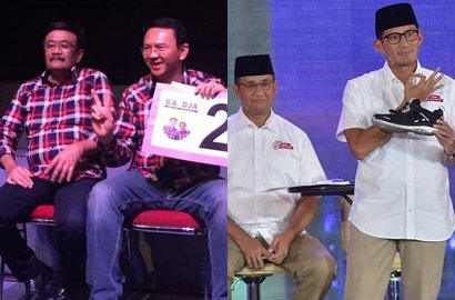 Unggul di Quick Count,  Ahok dan Anies Maju Putaran Kedua Pilgub DKI