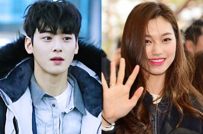 Serasi, Cha Eunwoo Astro dan Kim Doyeon Bak Pasangan di Foto-Foto Ini