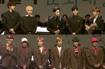 Hadiri Edaily Culture Awards, EXO dan NCT Dream Adu Ganteng di Backstage