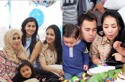 Nagita Ultah Bareng Raffi dan Keluarga Mama Amy, Fans Sedih Tak Ada Rieta dan Caca