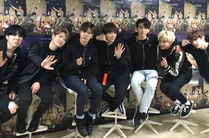 Berangkat ke Indonesia, GOT7 Adu Keren Pakai Masker di Bandara