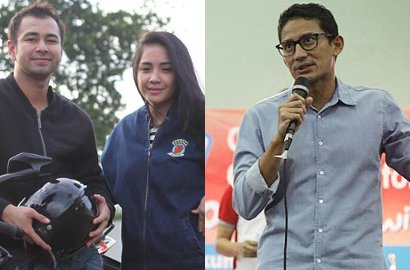Raffi Ahmad dan Nagita Slavina Mesra di Acara Pengajian, Sandiaga Uno Mendadak Baper