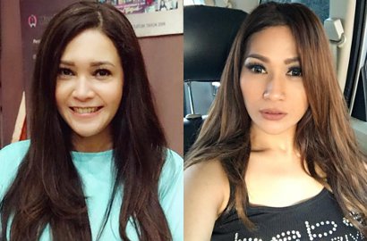 Foto Bareng, Maia Estianty dan Tata Janeta 'Dipaksa' Bikin Duo