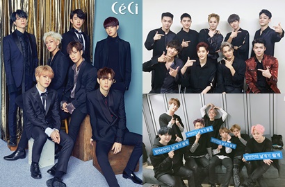 EXO, BTS dan GOT7 Cs Super Ganteng di Red Carpet Gaon K-Pop Chart Awards 2017