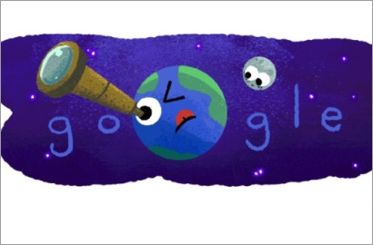 Unik, Google Doodle Sambut Penemuan Tujuh Planet Mirip Bumi