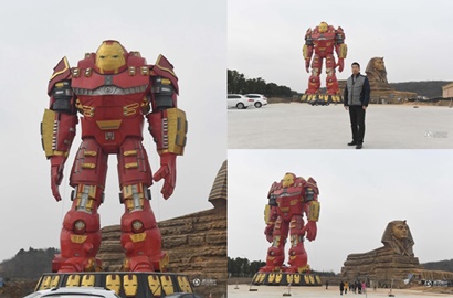 Begini Jadinya Bila Iron Man Bertemu dengan Sphinx di Tiongkok