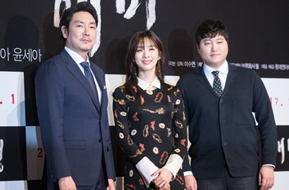 Serba Ungu, Jo Jin Woong dan Lee Chung Ah Serasi di Preskon 'Bluebeard'