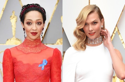 Pakai Pita Biru di Oscar 2017, Seleb Hollywood Tunjukkan Dukungan Melawan 'Muslim Ban'