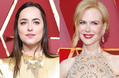 Parade Gaun Mewah Emas Aktris Hollywood di Red Carpet Oscar 2017