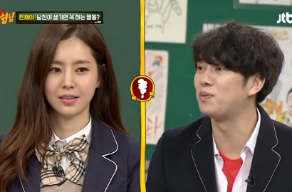 Dapat Ciuman, Heechul Sukses Bikin Han Chae Ah Salting di 'Ask Us Anything'
