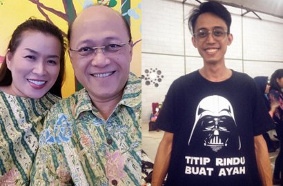 Pamer Foto Ciuman Bareng Istri, Mario Teguh Abaikan Ucapan Ultah dari Kiswinar?