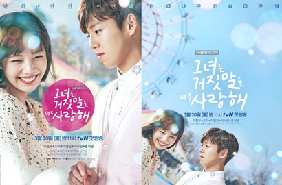 Serunya Joy-Lee Hyun Woo cs Piknik Bareng di Poster 'The Liar and His Lover'