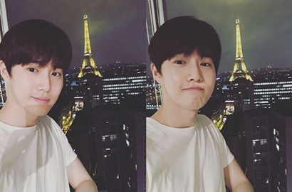 Bak Turis Beneran, Suho Bagikan Foto-Foto Liburan di Paris Bareng Sehun