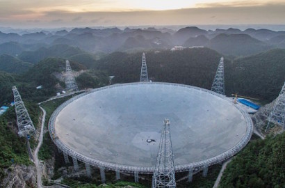 Teleskop Pengawas Alien Terbesar Sedunia Dibuka untuk Umum di Tiongkok