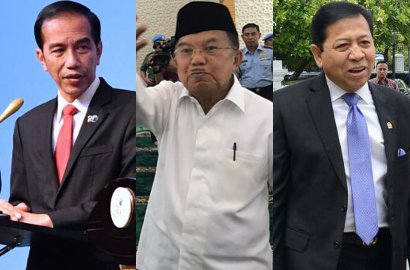 Jokowi, JK, Novanto dan Tokoh Parpol Berkumpul di Istana, Bahas Apa?