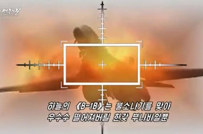 Diancam Aksi Militer, Beredar Video Propaganda Korut Tembak Kapal Induk AS