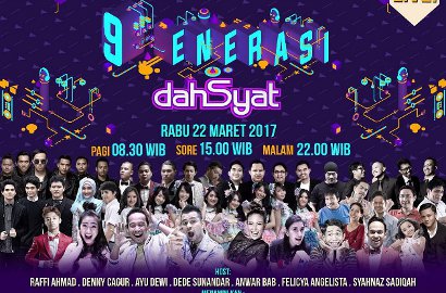 Perayaan Ultah ke-9, Ini Kemeriahan Panggung 'Dahsyat' RCTI