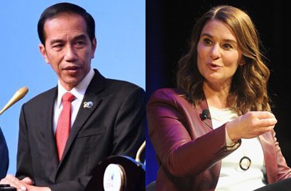 Temui di Bandara, Ini yang Dibicarakan Presiden Jokowi dengan Istri Bill Gates
