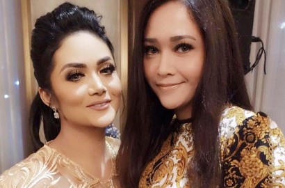 Wow, Maia Estianty Cium Mesra Yuni Shara di Ultah Krisdayanti