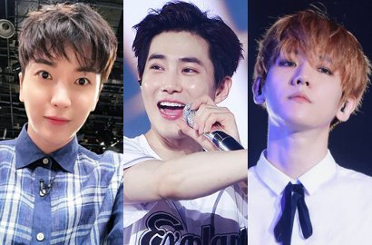 Leeteuk Adu Ganteng dan Konyol dengan Suho dan Baekhyun di Foto-Foto Ini