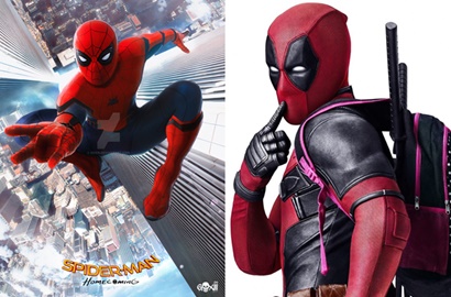 Lagi Asyik Mejeng, Spider-Man Dibully Deadpool di Poster