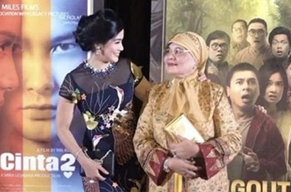 Shireen Sungkar Ikut Terpana, Cantiknya Titi Kamal Ajak Ibunda di IBOMA 2017